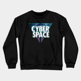 CYBERSPACE - Futuristic Design Crewneck Sweatshirt